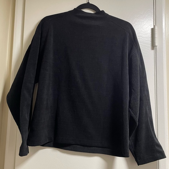 Madewell Funnelneck Long Sleeve Top - M - Picture 3 of 6